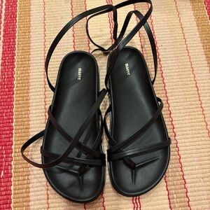 NEW Maeve Black Strappy Sandals